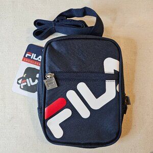 FILA UNISEX Mini Crossbody Shoulder Bag - Navy